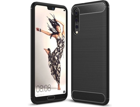 Carcasa Huawei P20 Pro Multi4you Gel TPU Carbono Negro