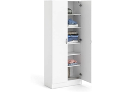 Armario DMORA Blanco (Laminado Lacado - 69.2x170.4x34.6 cm)
