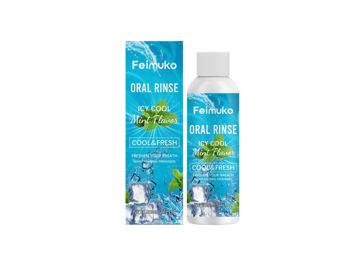 Enjuague bucal eficaz para un aliento fresco e higiene bucal