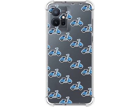 Carcasa para Vivo Y55 5G TUMUNDOSMARTPHONE Dibujos Antigolpes Scooter Multicolor