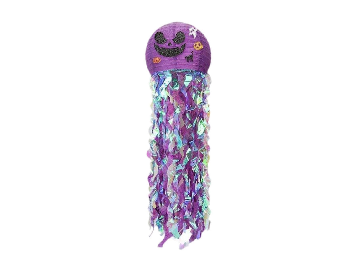 Farolillo de papel con medusas para chimenea, patio exterior, decoración colgante de Halloween Rosewell