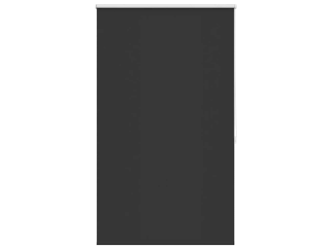 Maison Exclusive - Estor Enrollable Opaco 84,4x175 Cm, Ancho De Tela 80 Cm, Color Negro