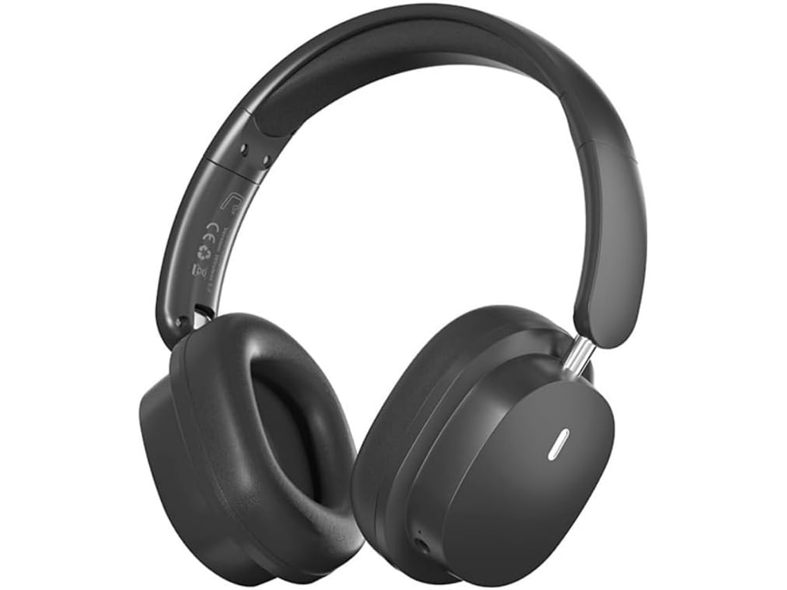 Auriculares YEMAESRE inalámbricos estéreo de alta fidelidad con Bluetooth y cancelación de ruido, color negro