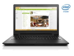 Portátil 15,6'' LENOVO Ideapad 110-15IBR Negro (Celeron N3060 - 4 GB RAM - 500 GB HDD )