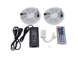2026-tira Led Rgb 10m Ip65 Smd5050 300led Regulable Con Control Remoto 44 Teclas Para Exterior