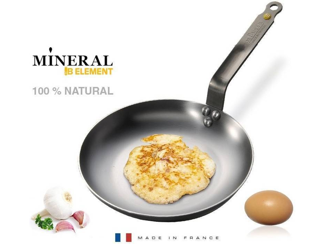 Sartén de tortillas DE BUYER Mineral B Element 24cm