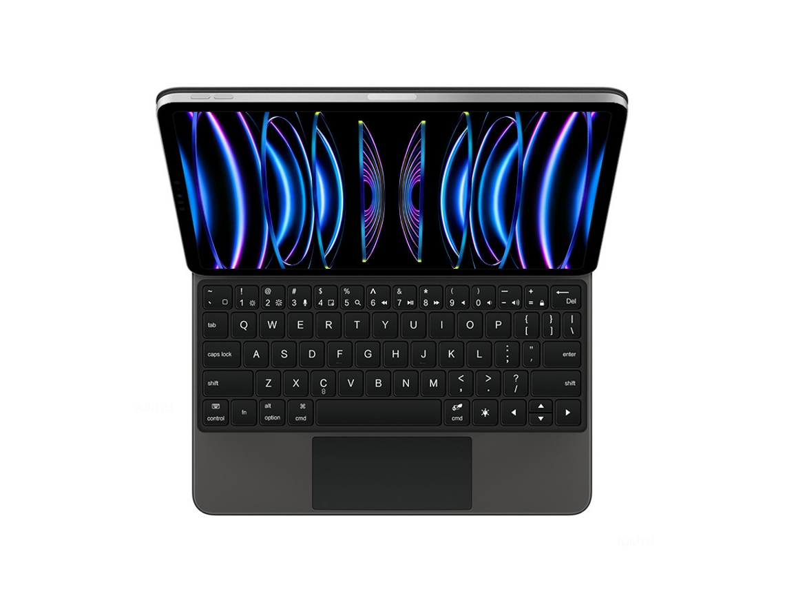Teclado inalámbrico para iPad Pro 11 2024 (Inglés, Negro, Azul, Azul Marino ...