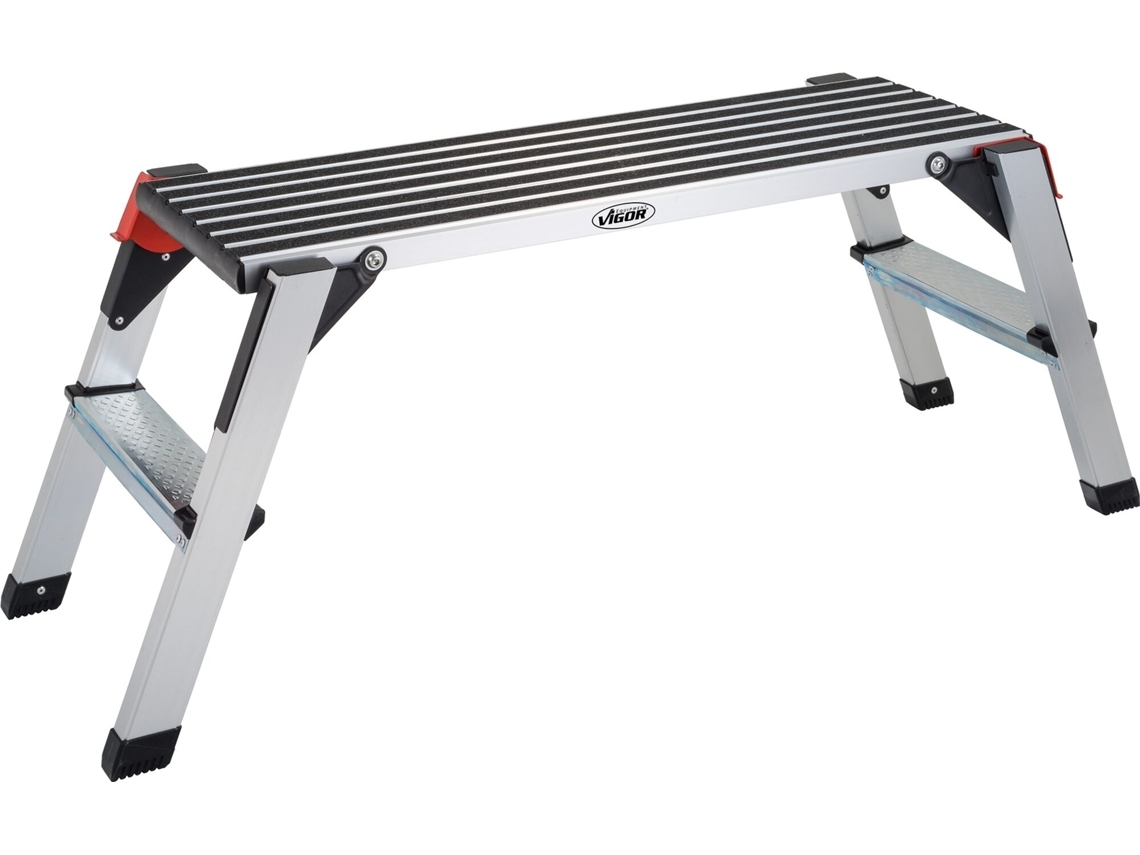 VIGOR V4638 Plataforma de Trabajo de Seguridad de Aluminio 950 Mm X 300 Mm X 495 Mm