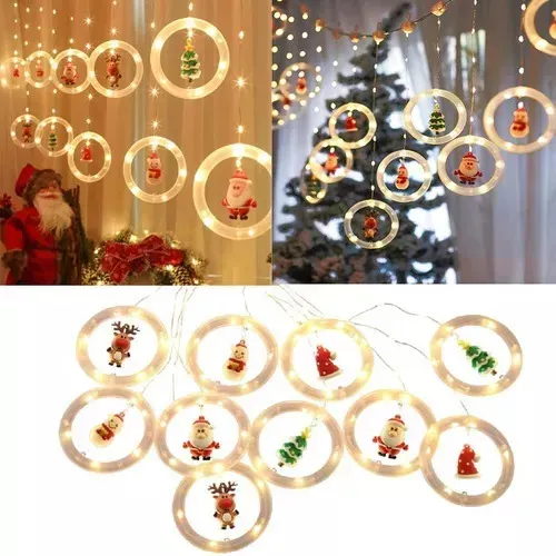 Nueva lámpara USB de decoración navideña con luz navideña.