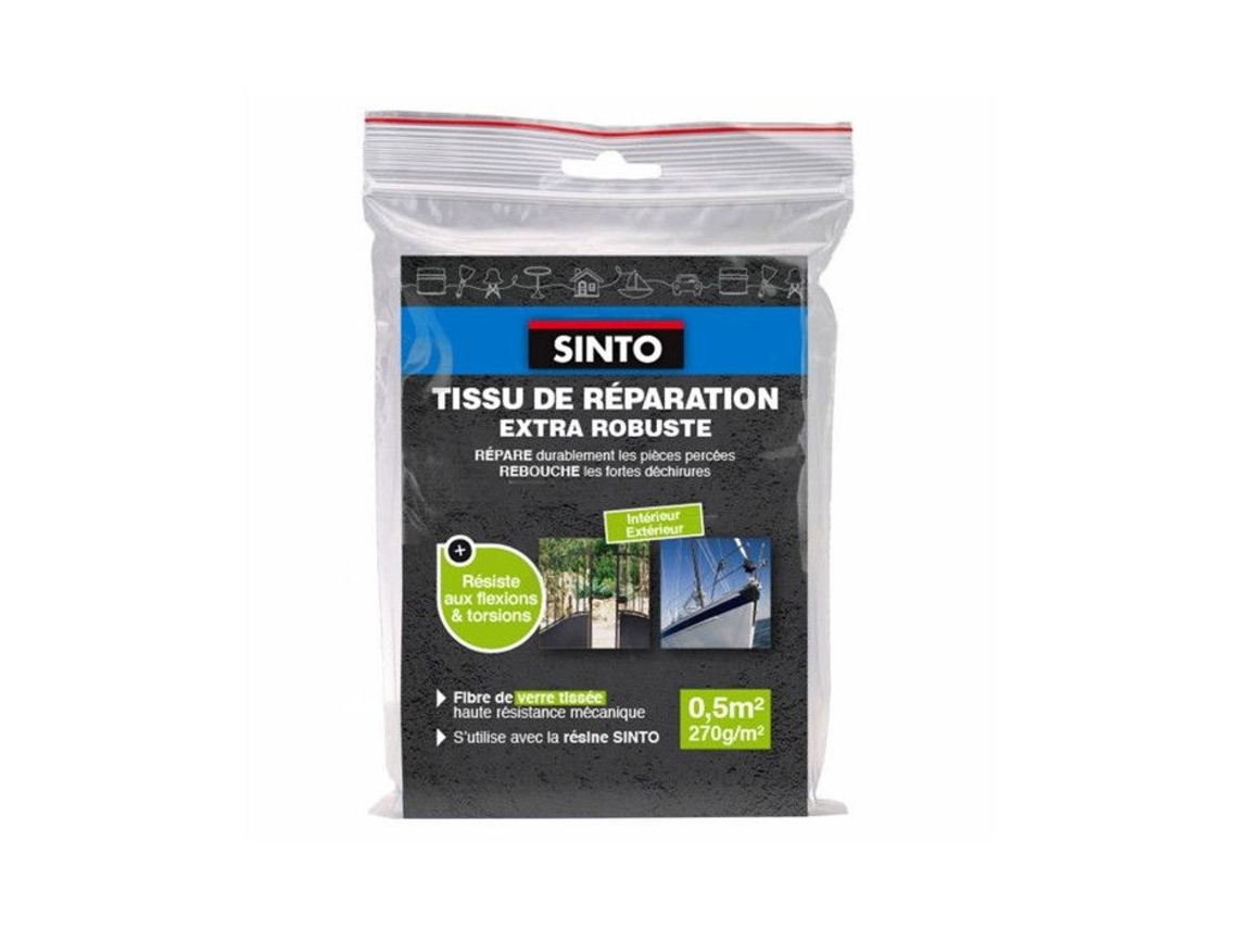 Tejido Reparador Sinto 270gr Tejido De Fibra De Vidrio 1m Resistencia Al Impacto Rossignol