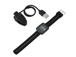 Pulsera Deportiva Inteligente (monitor De Ritmo Cardíaco, Presión Arterial) V6 Correa De Tpe Negra