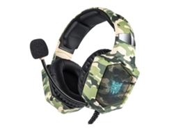 Auriculares para juegos Auriculares para juegos para Ps4 Ps5 Xbox One Pc con luces Rgb Cancelación de ruido Sonido envolvente 7.1 Sobre la oreja YEMAESRE