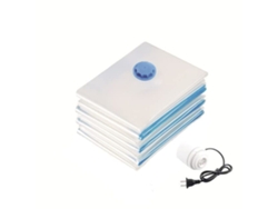 MEOIRUERY Bolsas herméticas con válvula turbo de triple sellado y bomba de aire eléctrica para una compresión rápida. Bolsas de almacenamiento al vacío reutiliz
