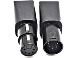1 Par De Conectores Rj45, Adaptador Ethernet Xlr De 5 Pines Para Audio Y Video.