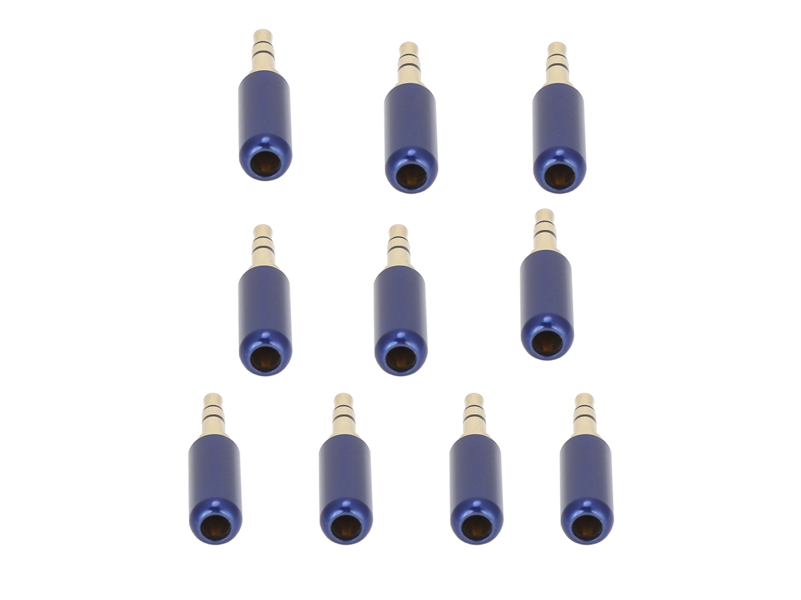 10 Conectores Balanceados De 3,5 Mm Chapados En Oro Para Auriculares Estéreo De 2 Canales, Accesorio De Reparación.