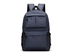 Mochila grande y resistente con conector USB, azul oscuro*