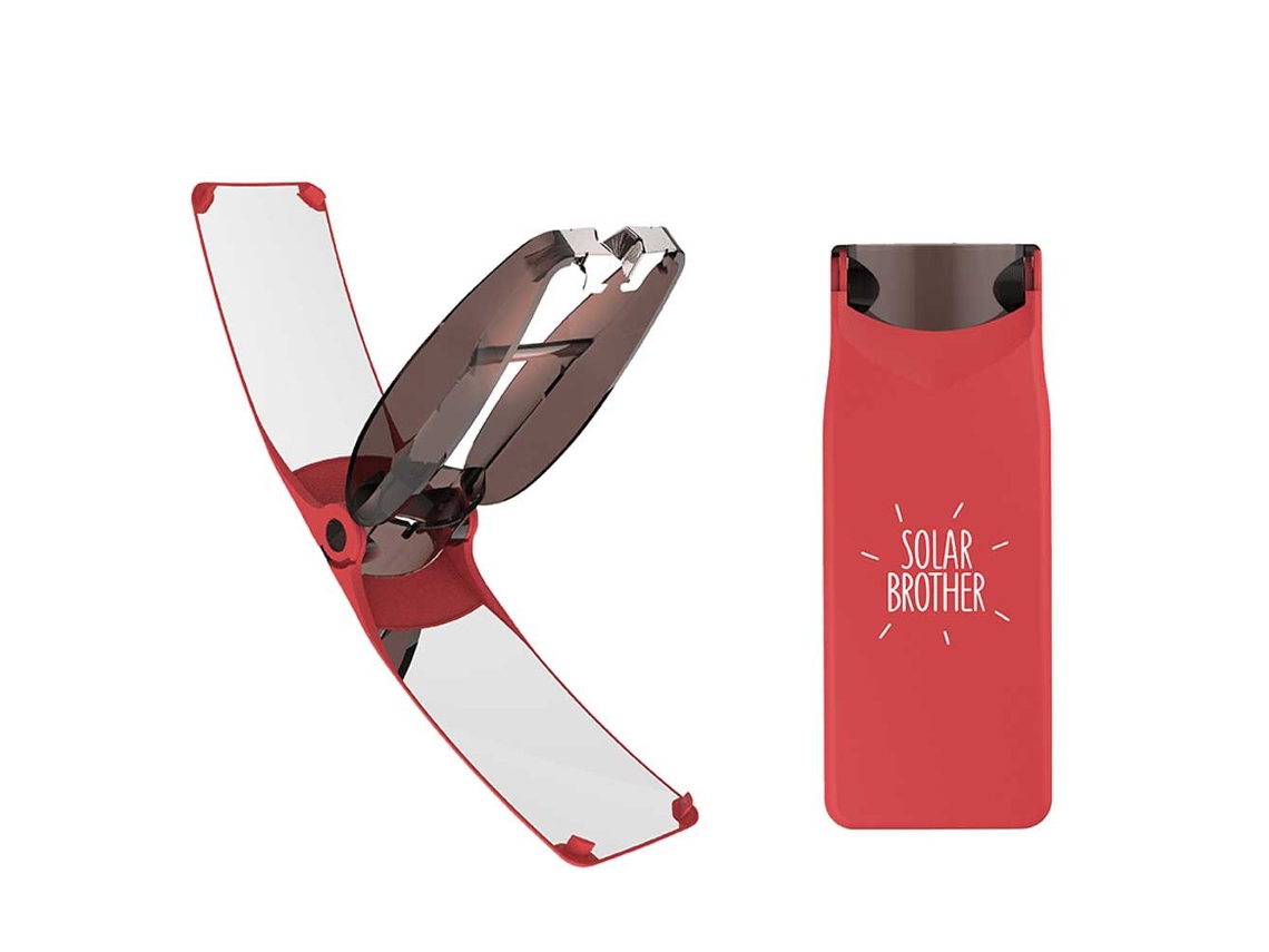 Isqueiro Solar Suncase Vermelhosolar Brother
