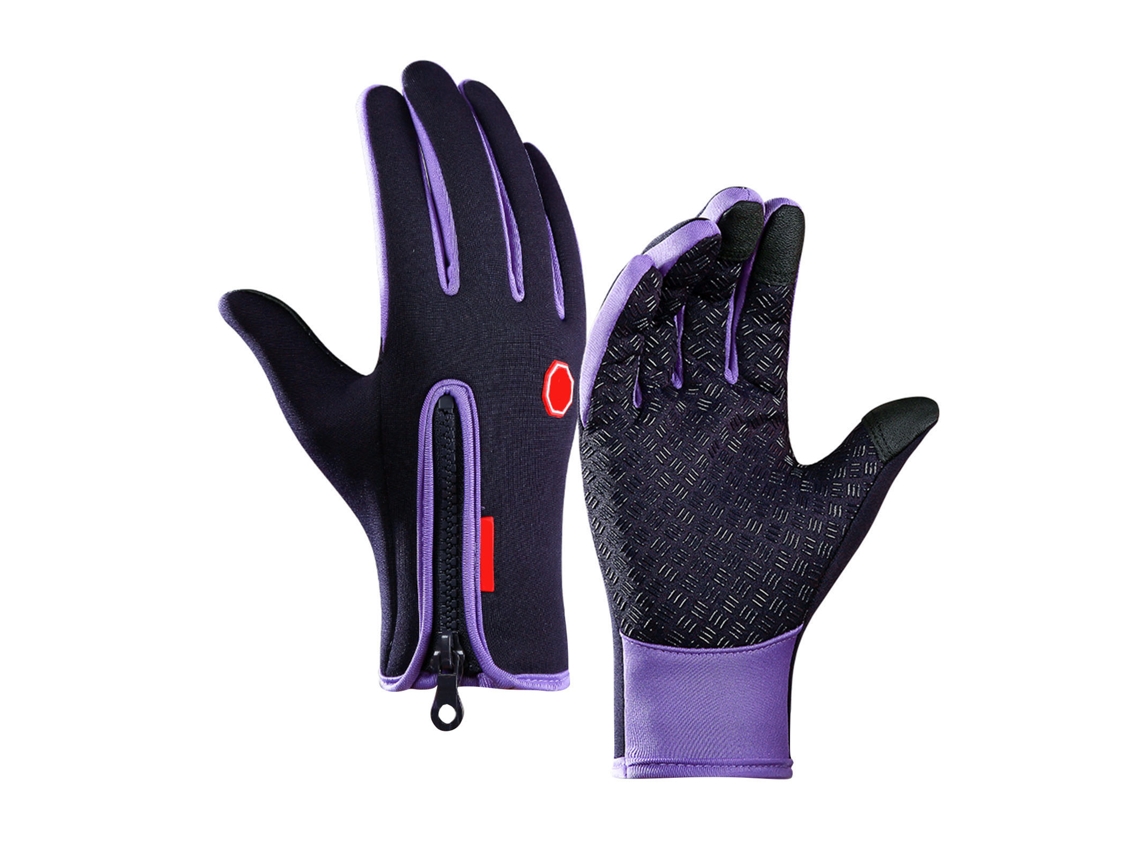 Guantes De Ciclismo Impermeables Con Pantalla Táctil Y Forro De Felpa Cálida Para Esquí Y Senderismo Al Aire Libre, Invierno, Unisex.