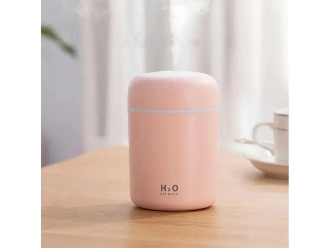 Mini Humidificador Portátil 300ml Neblina Fría Usb Rosa Yizhood Rosa