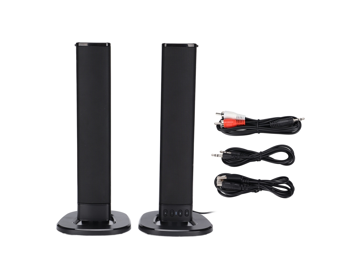 Altavoz Bluetooth 20w Barra De Sonido Para Tv Con Subwoofer Separable Estéreo 3d Multifuncional Bs-36