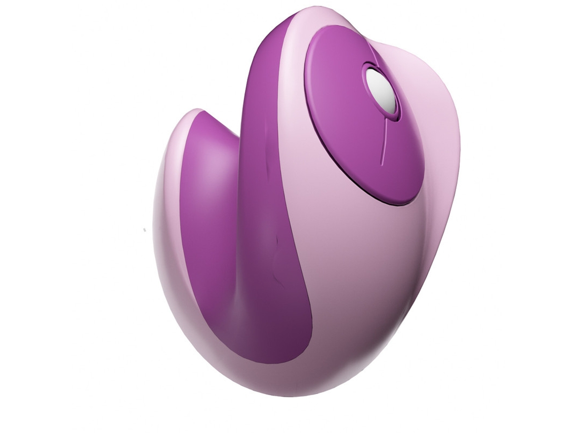 Ratón YIZHOOD Recargable Pequeño Vertical Silencioso Inalámbrico Ajustable Oficina Modo Dual DPI para Ipad PC Teléfono Rosa