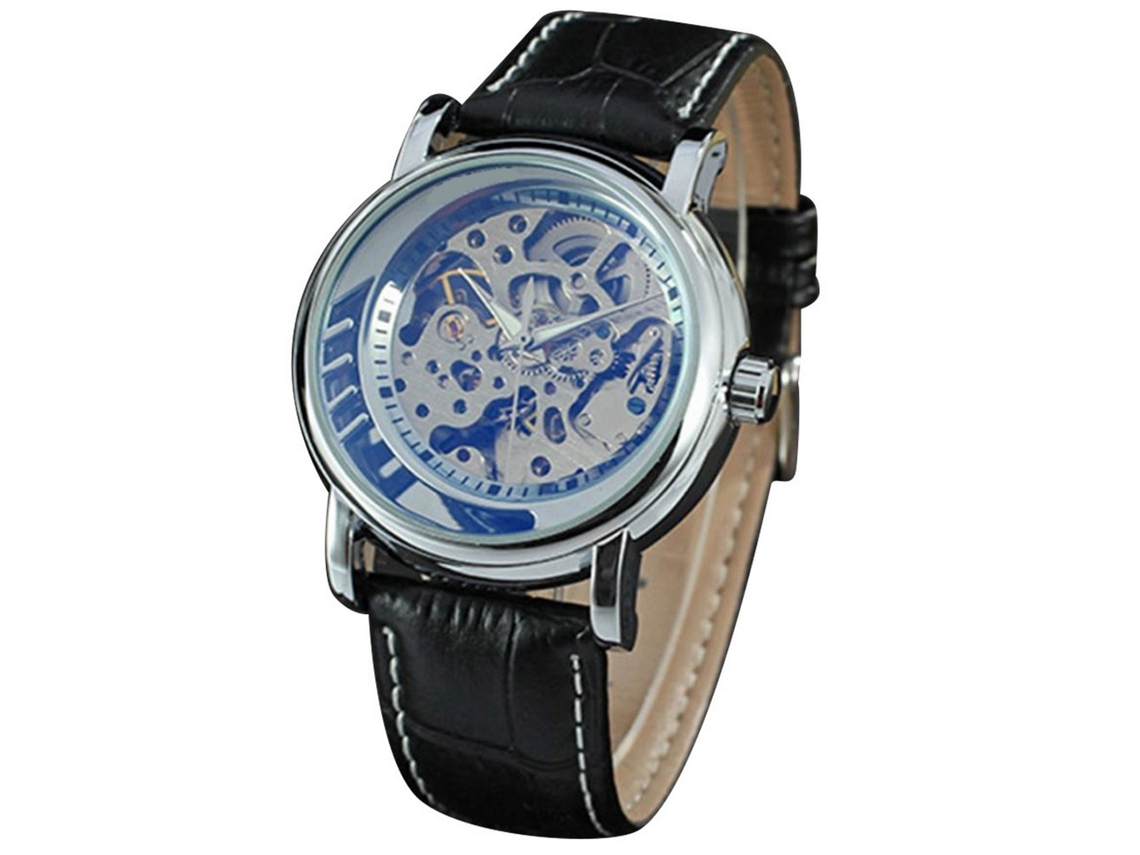 Reloj Automático Mecánico Para Hombre Forsining Acero Dial Personalidad Analógico