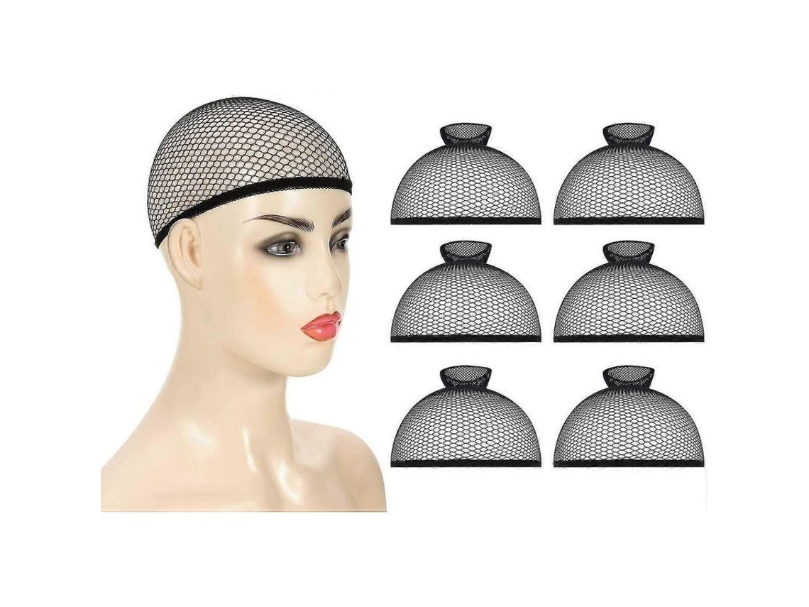 2026-gorra De Peluca, 6 Piezas Gorras De Nylon, Gorras Elásticas Con Malla, Alto Elasticidad Para Cabello, Transpirable Y Duradera