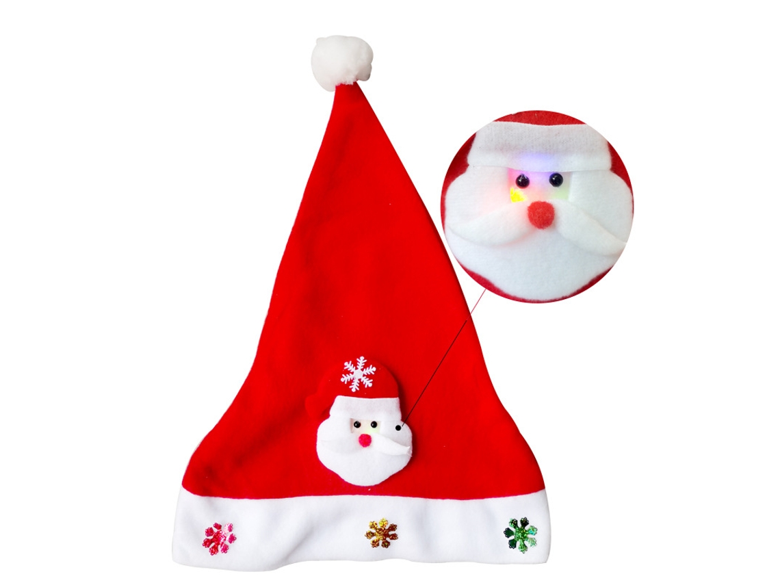 Adornos navideños, gorros navideños de dibujos animados, tela no tejida roja brillante, regalos de Navidad, 36 piezas Yunzii