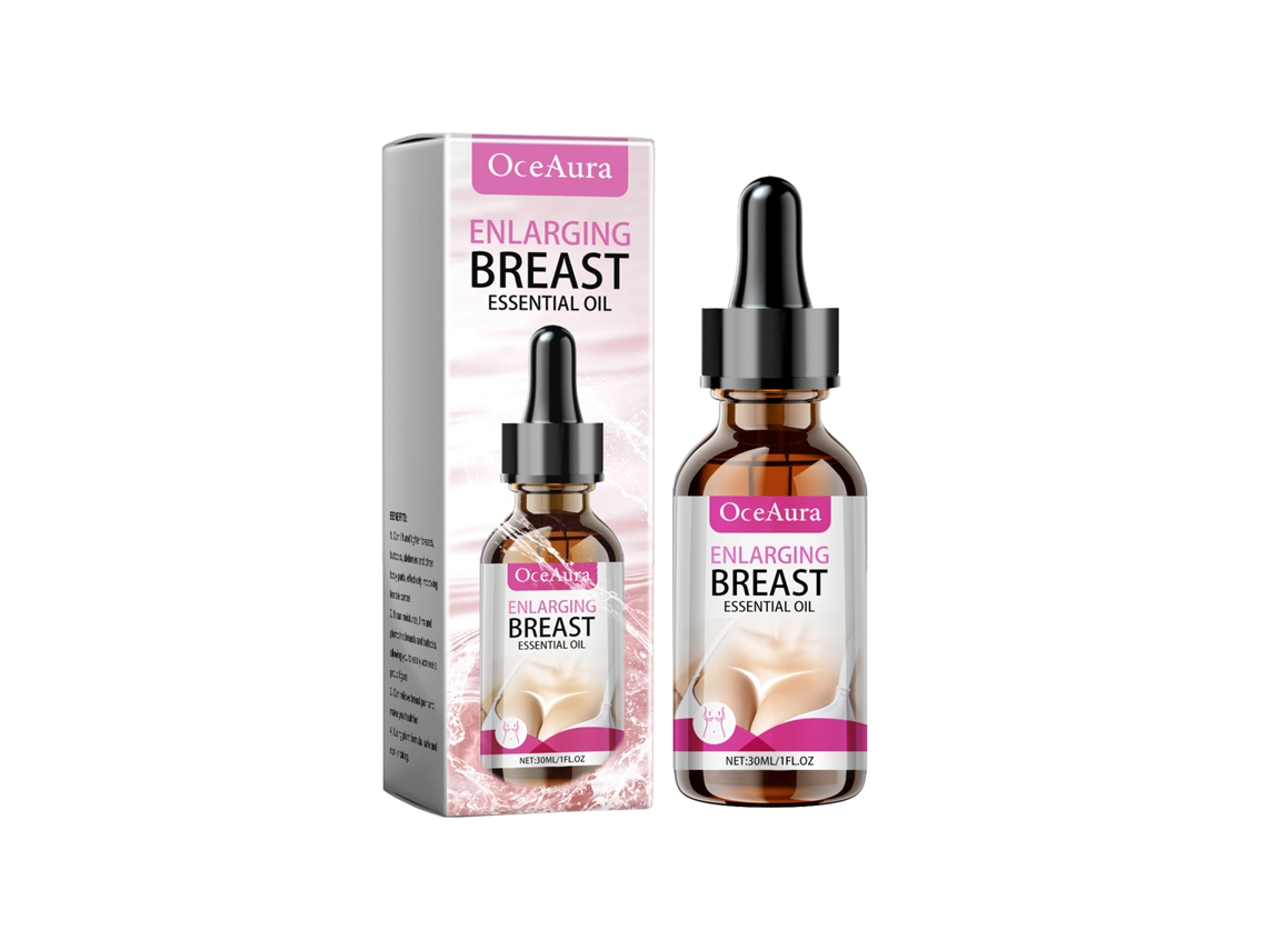 Aceite corporal de colágeno Oceanaura para realzar y moldear glúteos y senos.
