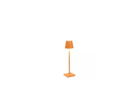 Lámpara de Mesa Poldina Pro Micro Orange LED Recargable y Regulable ZAFFERANO