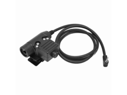 Adaptador Ptt U94 Cable Militar Flexible Para Motorola T5000 T5100 T5200 T5400 T5500 T5700 T5800 T5920 2.5mm