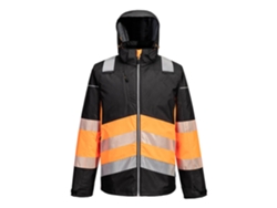 Chaqueta de invierno Portwest Pw3 Hi Vis Clase 1 Alta visibilidad y comodidad / Amarillo Negro / M