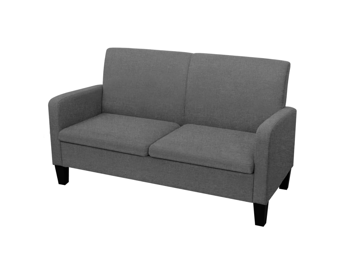 Sofá LOVELY HOME Relax de 2 Plazas Gris Oscuro (135 x 65 x 76 cm)