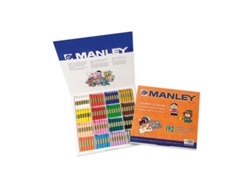 MANLEY Crayones Caja de 192 Unidades 16 Colores Surtidos
