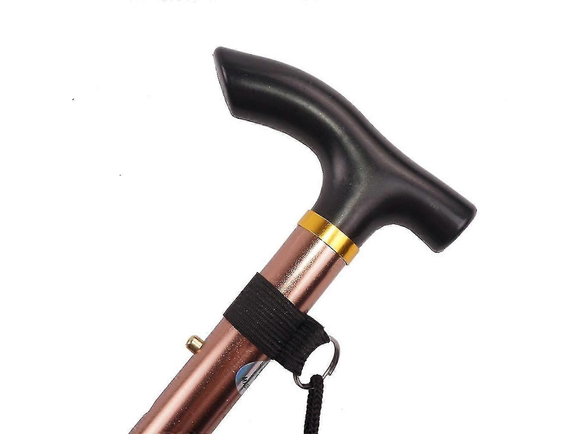 Bastón plegable unisex con soporte independiente, para personas mayores y adultos.