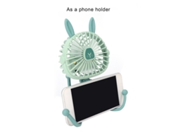 Mini ventilador de mano para cochecito, trípode flexible, luz nocturna silenciosa, ventilador recargable por USB para oficina Cargreen