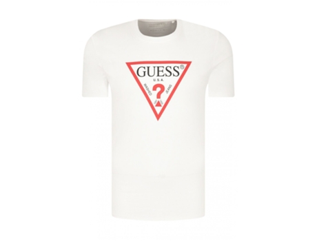 Camiseta GUESS JEANS Algodón Hombre (XXL - Blanco)