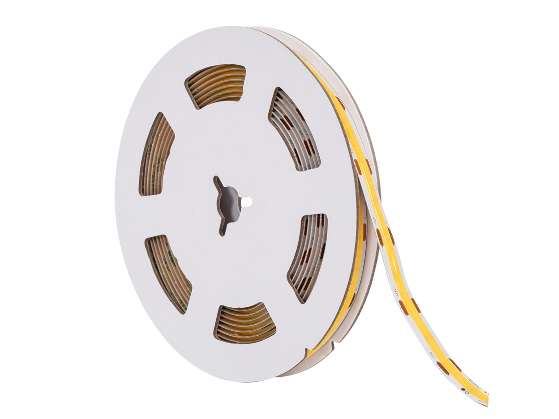 Tira LED 12V DC COB 320 LED/m 5m IP20 CRI90 Ancho 8mm Corte 2.5cm LEDKIA