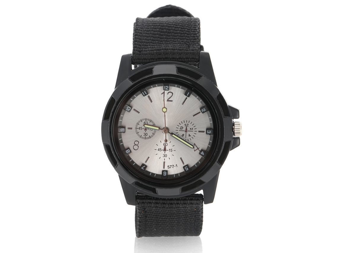 Reloj De Cuarzo Para Hombre Naviforce Con Correa De Pu, Resistente Al Agua Y Con Calendario (negro)