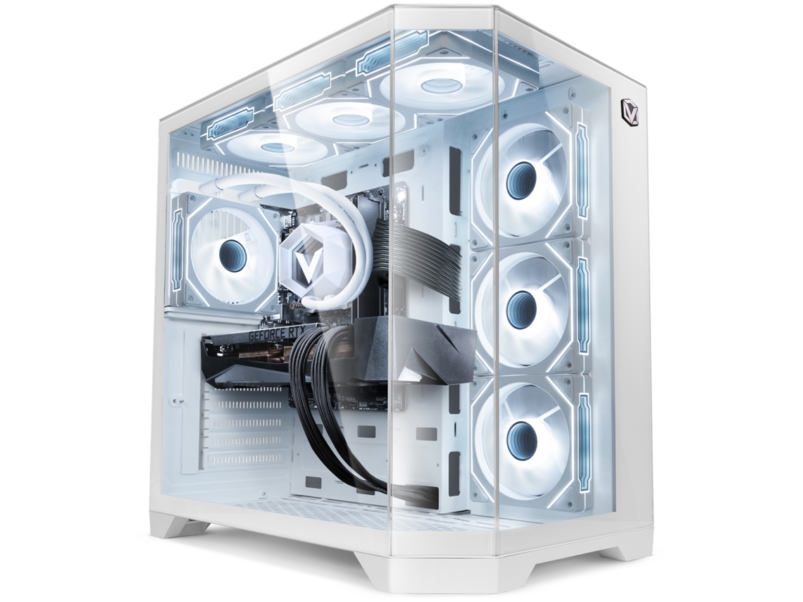 PC para juegos Vibox Ix-594 • AMD Ryzen 7 7800x3d 5.0 GHz • Nvidia RTX 5080 16 GB • 32 GB de RAM DDR5 5600 MHz • SSD NVMe de 1 TB • Windows 11 • Wifi