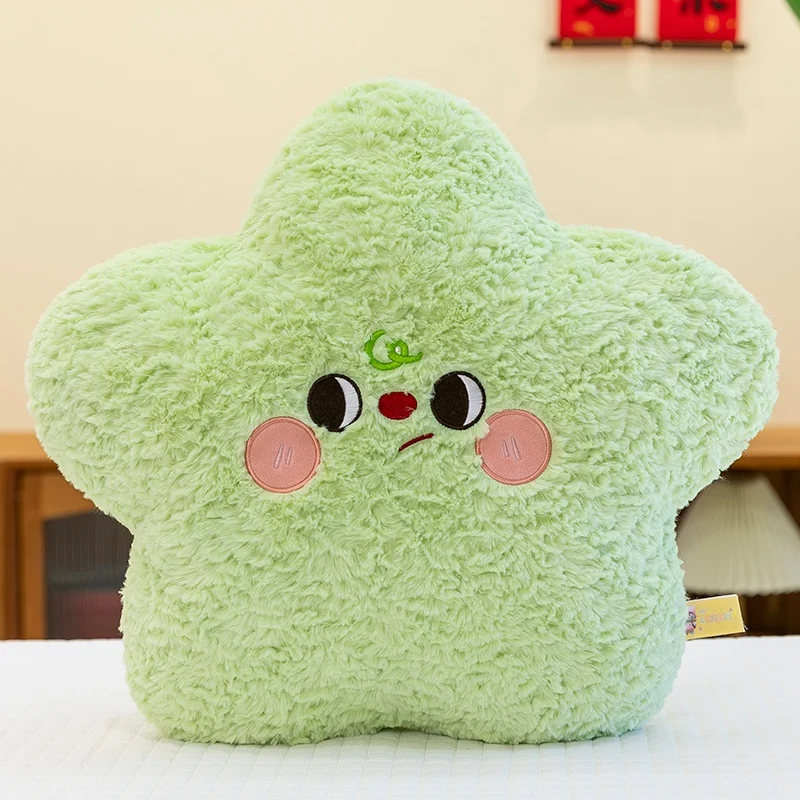 Cojín Decorativo/de Sofá Con Forma De Estrella Para Adultos (verde, 50 Cm)