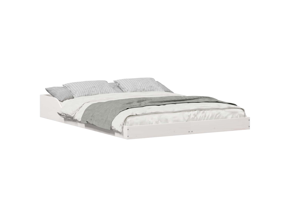 Maison Exclusive - Estructura De Cama 140 X 190 Cm Madera De Pino Macizo