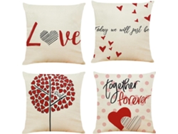 Juego Almohada Fundas Piezas Cremallera Coche