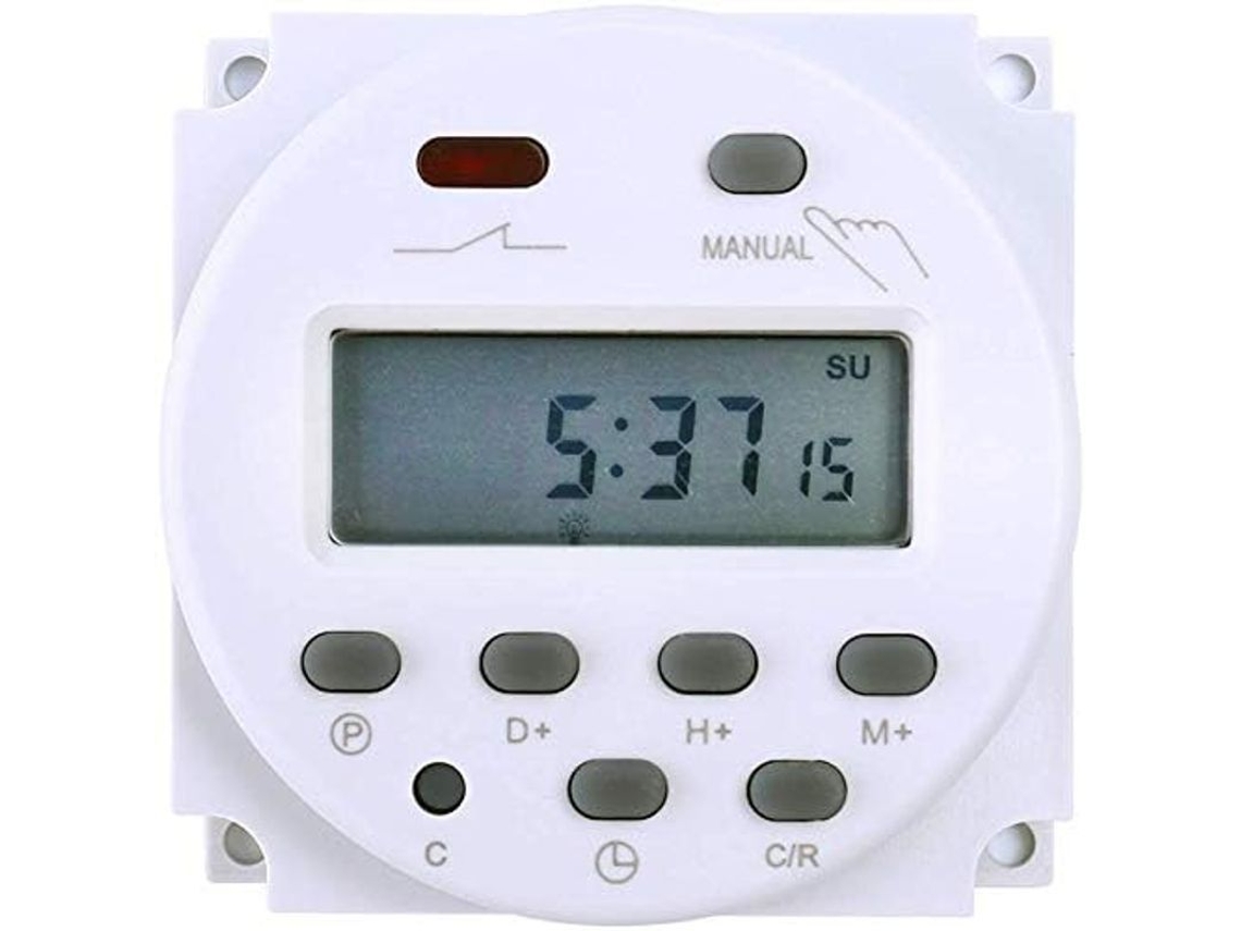 Timer Electrónico Dc12v 16a 17 Programas Lcd Programable