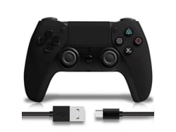 Mando PS4 KINSI Kinsi Dualshock (Inalámbrico - Negro)