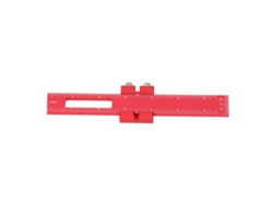Regla De Marcado Para Carpintería De Aleación De Aluminio De 6 Pulgadas Con Tope Deslizante - Multifuncional