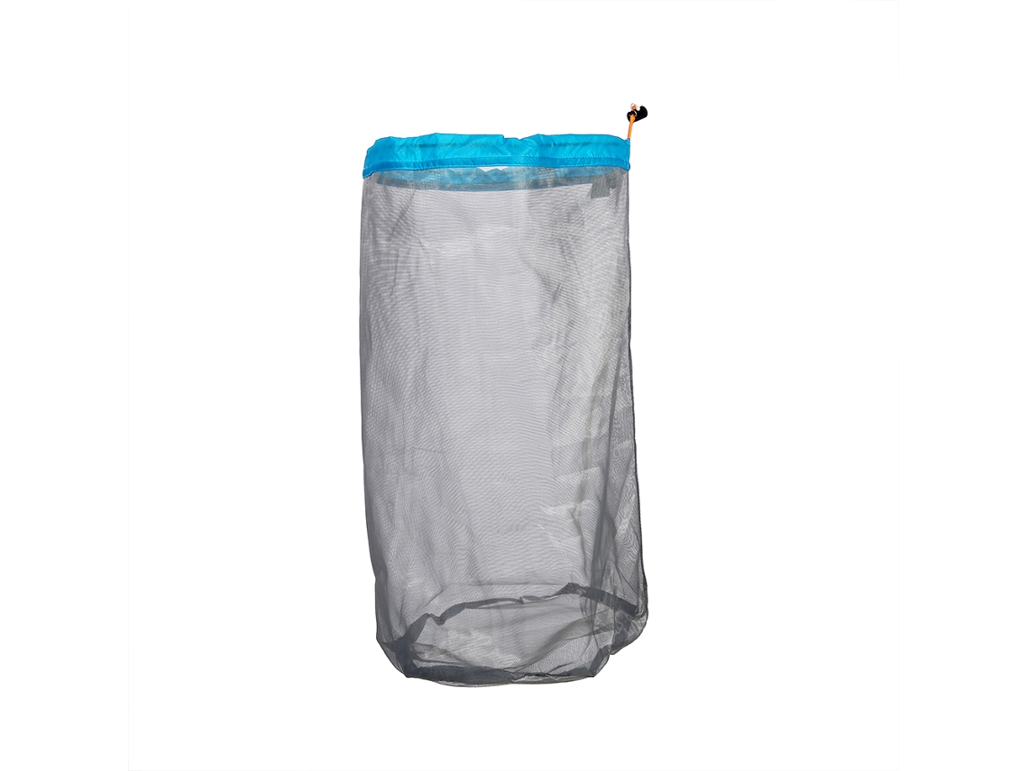 HYMNORA Bolsa de Malla Ultraligera con Cordón para Viaje, Senderismo, Campamento y Almacenamiento (Azul XL)