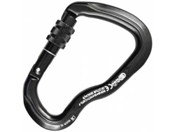 Mosquetón de Escalada KONG Ferrata Threaded (Negro - Talla Única)