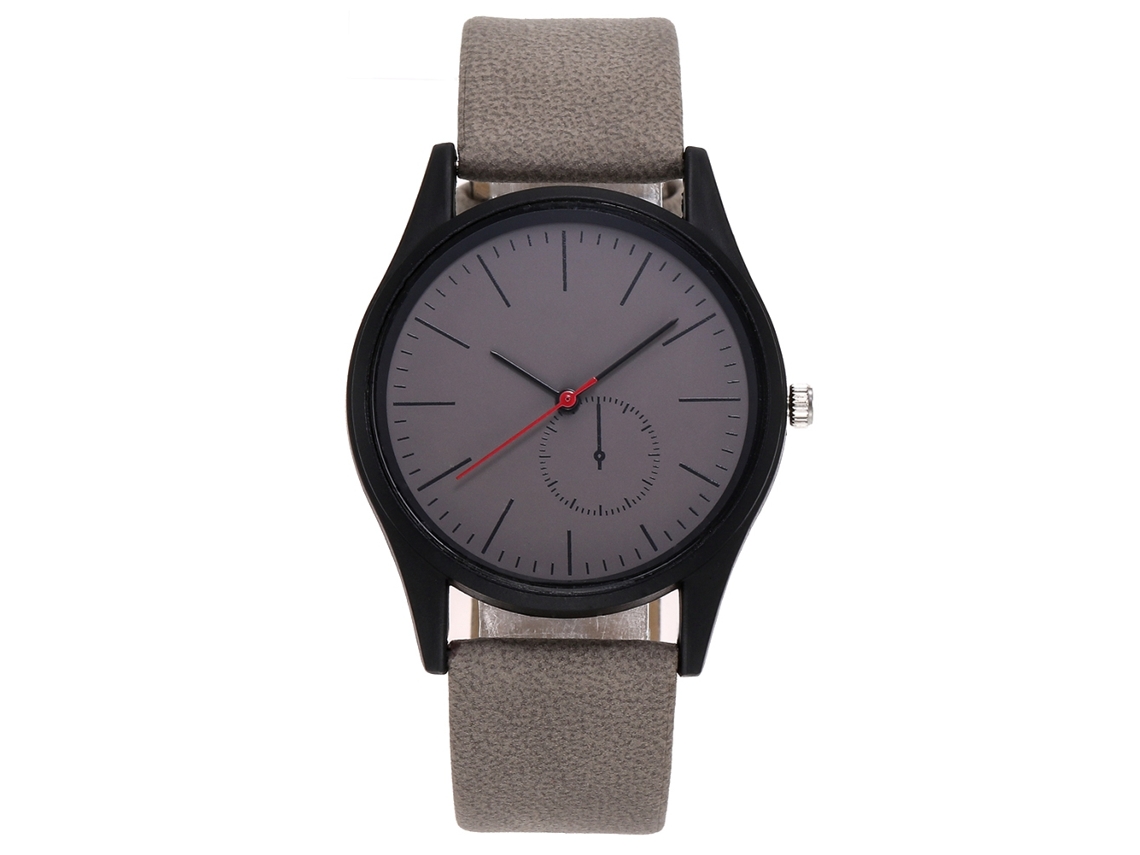 Reloj De Cuarzo Informal Para Hombre Y Mujer Con Correa De Cuero, Ideal Para Deportes Y Regalos.
