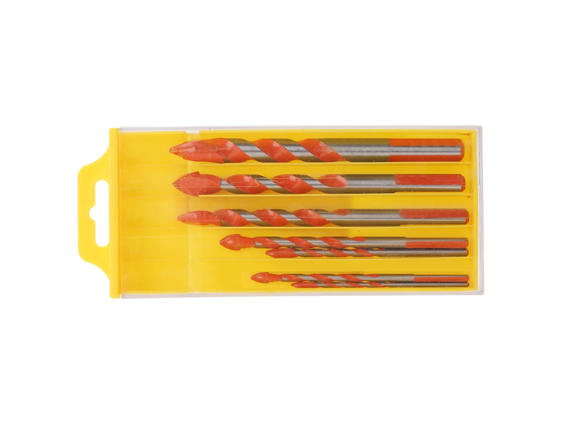 Juego De 7 Brocas Multifuncionales De Aleación Con Mango Triangular Para Taladro Eléctrico De 3 A 12 Mm.